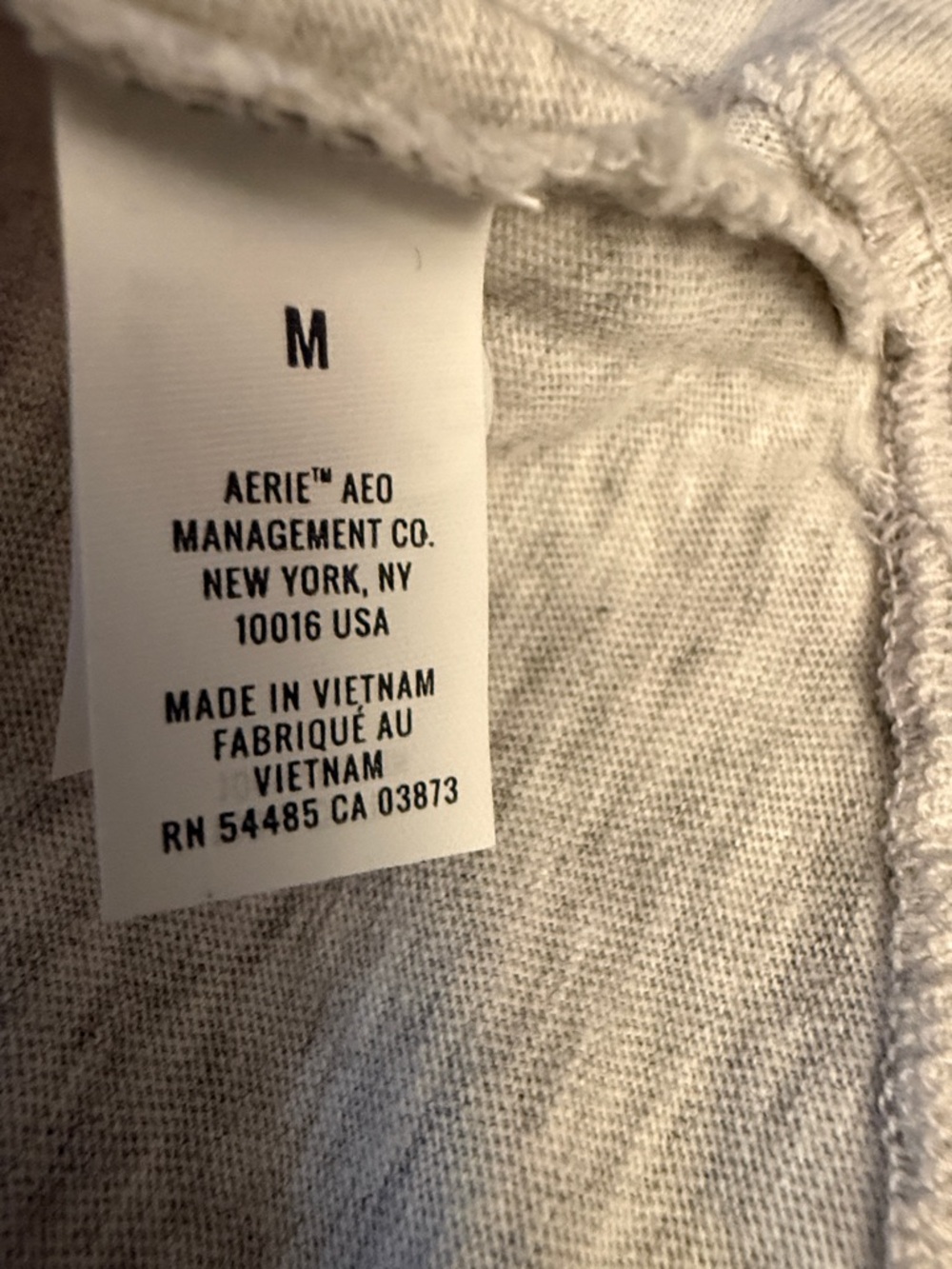aerie Short Sleeve V-Neck Tee - Light Gray - Picture 6 of 9